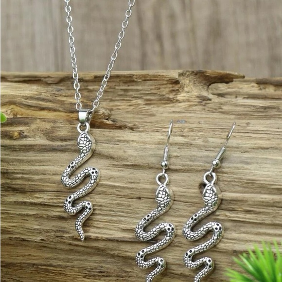 🆕Snake Necklace & Earrings !!! Brand New!!! - Picture 4 of 8